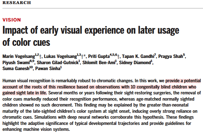 Featured image of post Impact of early visual experience on later usage of color cues